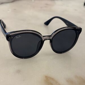 Ray-Ban RB4378 Transparent Gray Sunglasses